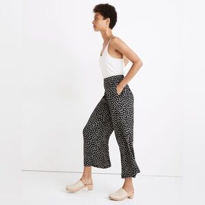 Madewell Huston Pull-On Crop Pants in Woodcut Flowers